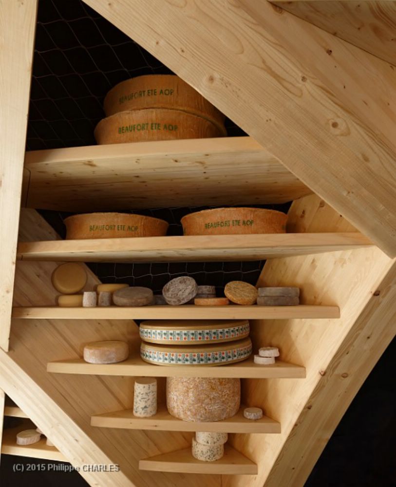 EXPO 2015 – L’intérieur du pavillon de la France … les fromages